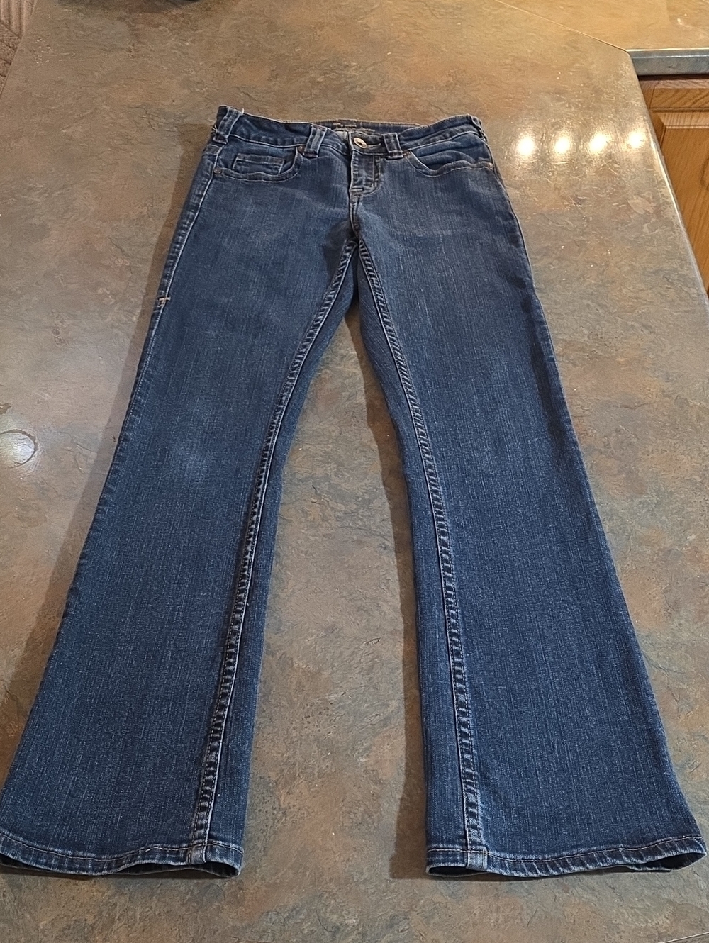 Cowgirl Tuff Dark Blue Flare Jeans